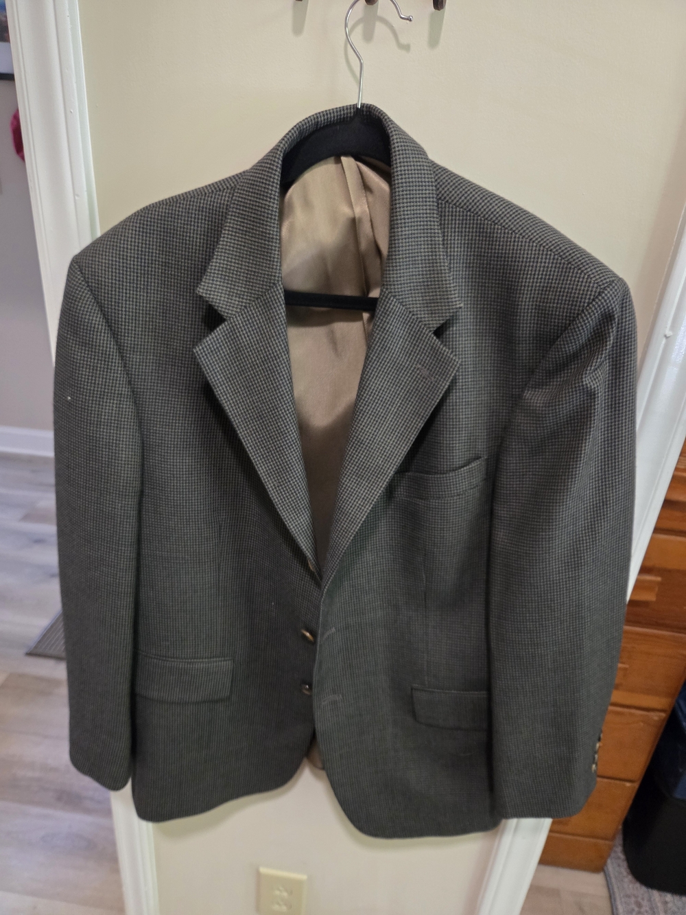 Oscar de la Renta  Houndstooth Sport Coat